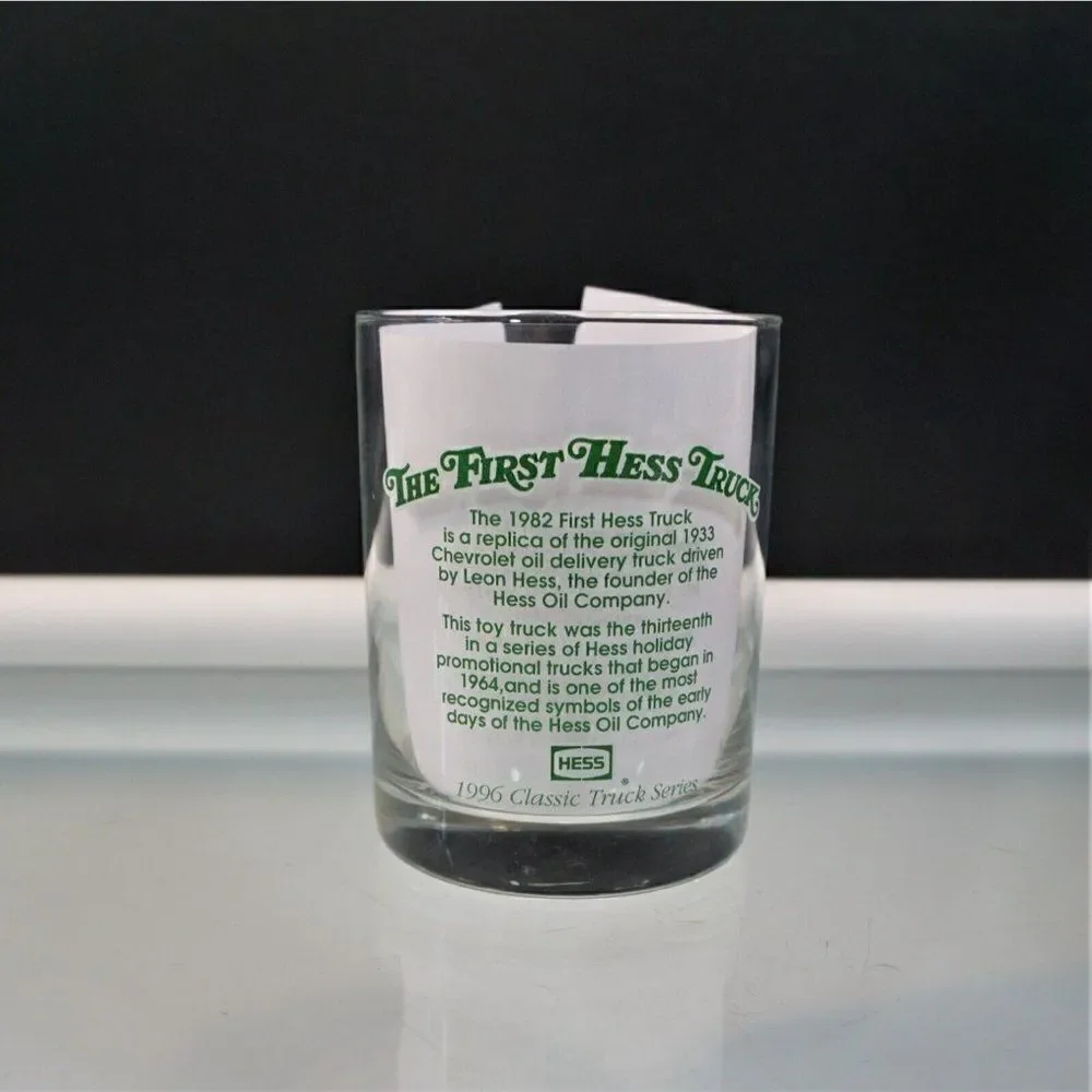 Vintage Hess Glass 1996 Classic Truck Series First Hess Truck